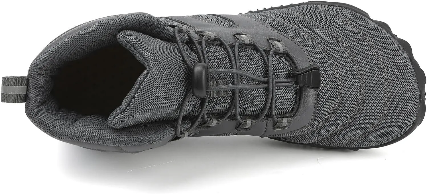 Mens Breathable Lace Up Running Shoes Portable Non Slip Fitness Workout Shoe Arch Support Walking Shoes for Men