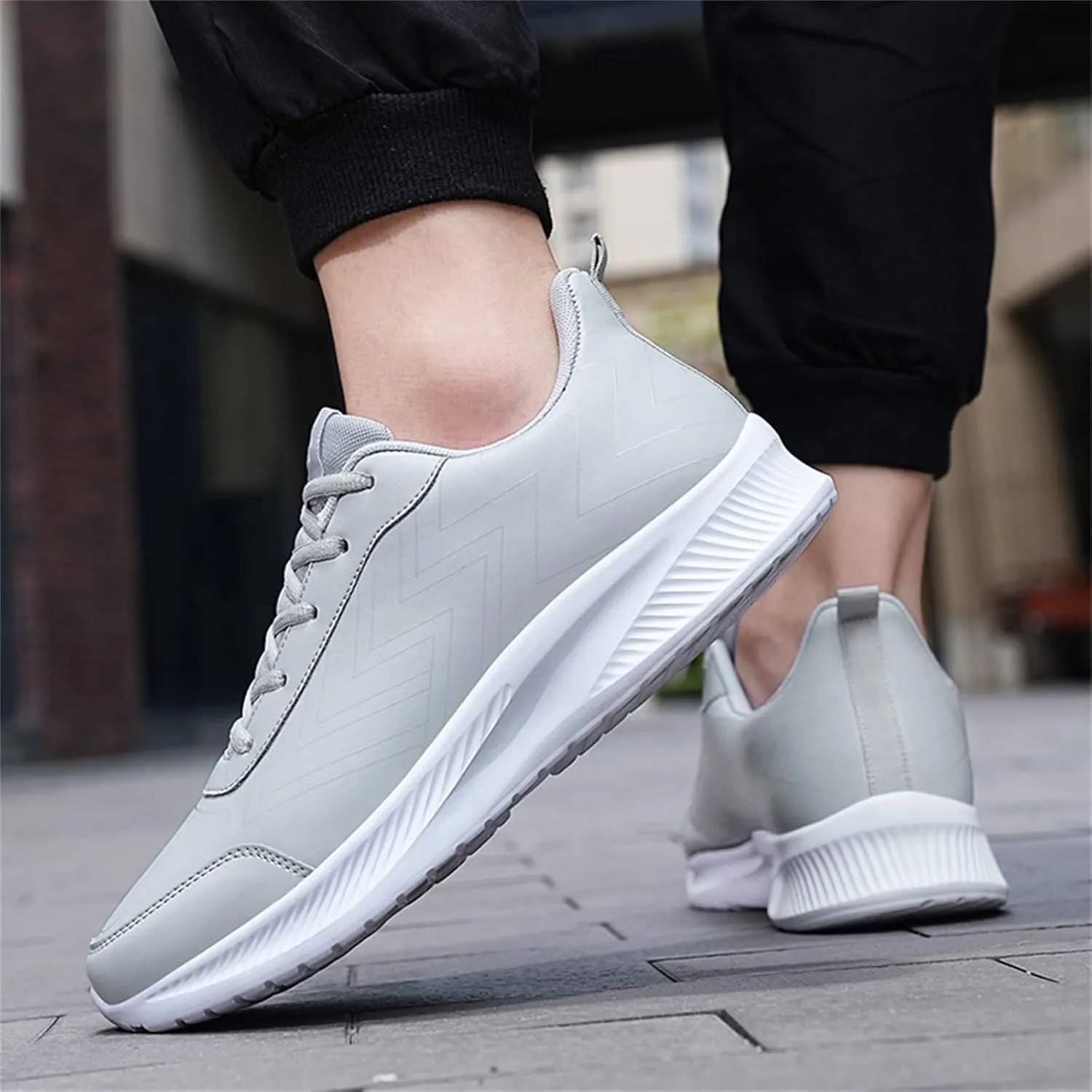 Men's Breathable Mesh Running Shoes Recovery Air Athletic Running Tennis Shoe Men's Sport Breathable Mesh Shoes