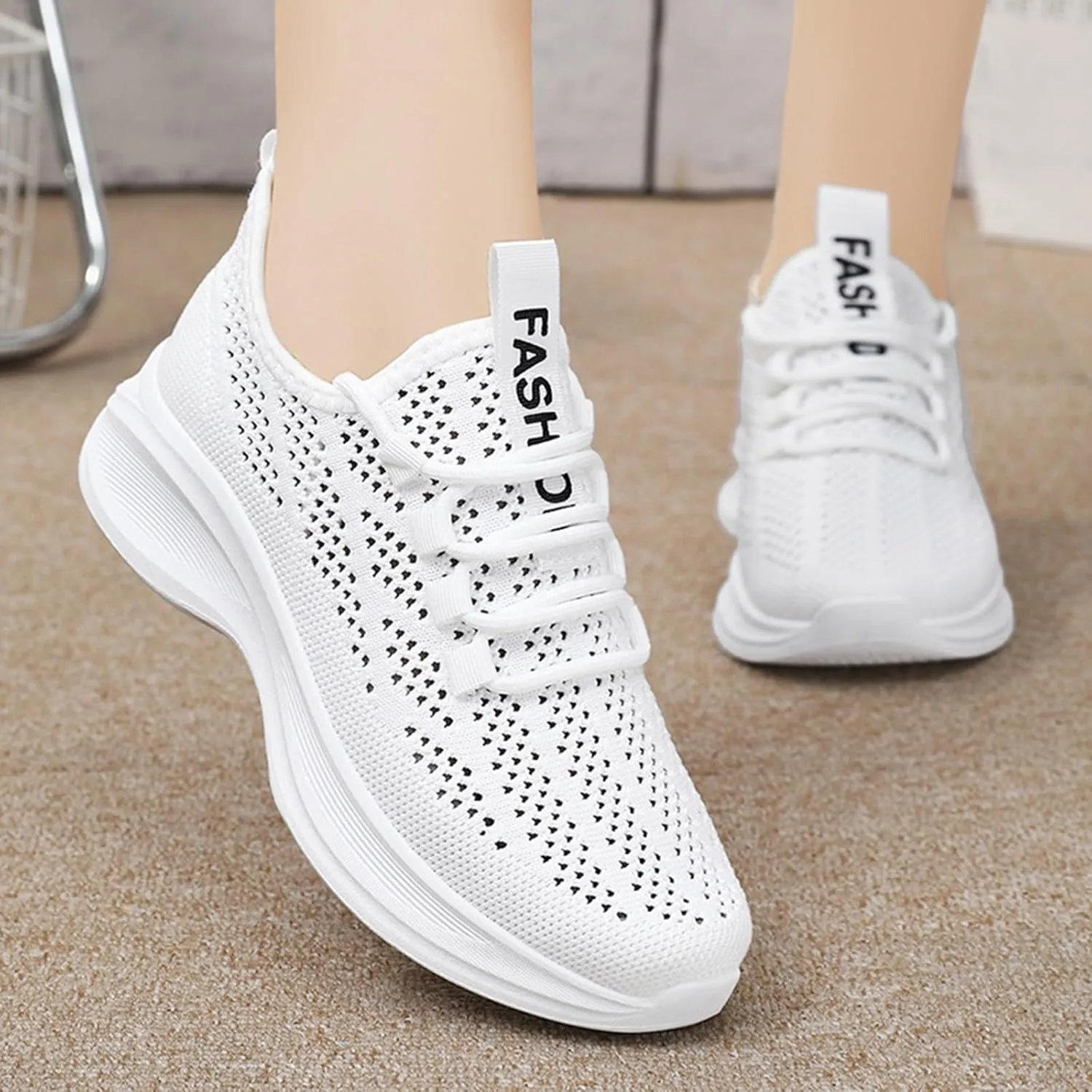 Men's Casual Dress Oxfords Shoes Breathable Knit Leisure Fashion Sneakers Lightweight Comfortable Walking Shoes