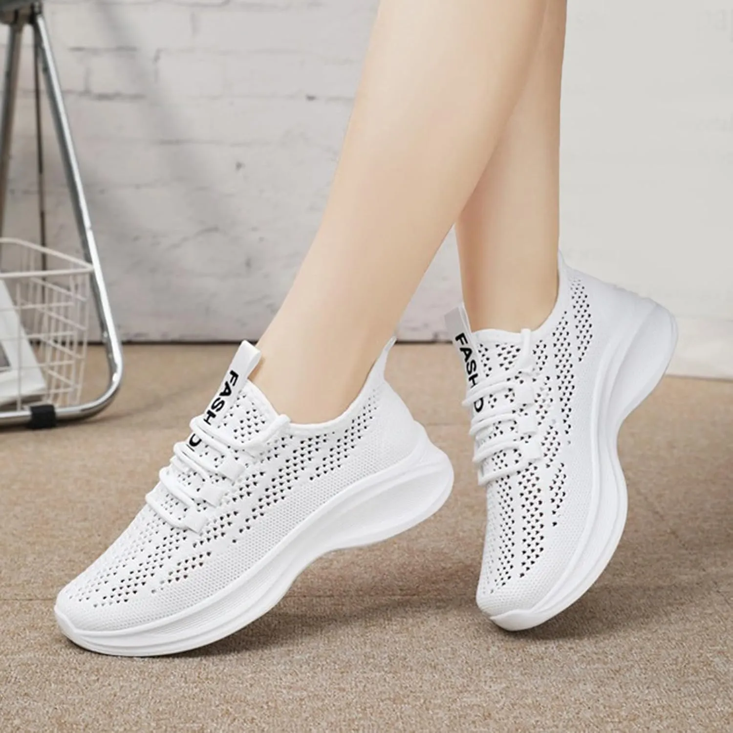 Men's Casual Dress Oxfords Shoes Breathable Knit Leisure Fashion Sneakers Lightweight Comfortable Walking Shoes
