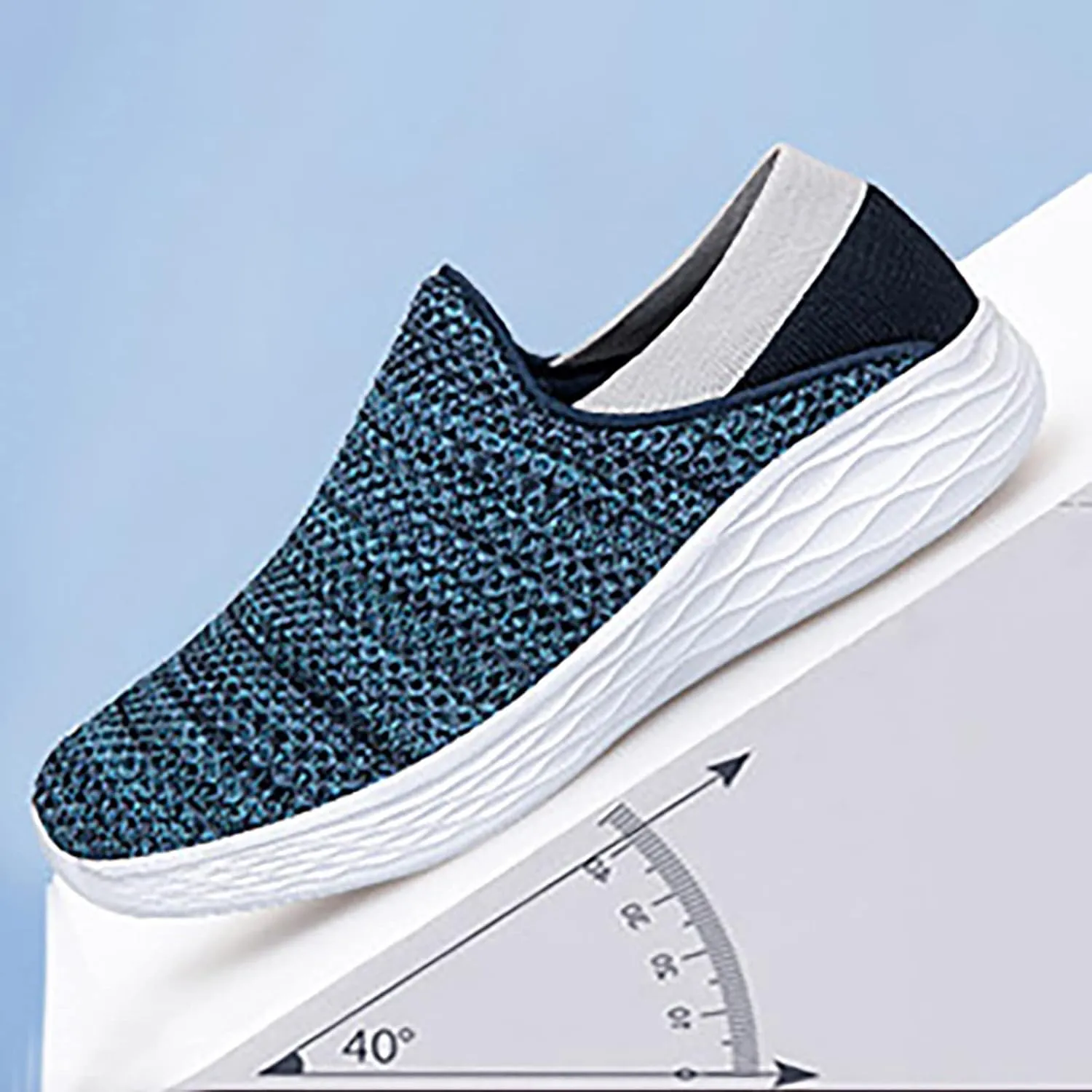Men's Casual Shoe Couple Men's Spring and Summer New Non Slip Walking Fashion Light Shoes Middle and Elderly Shoes