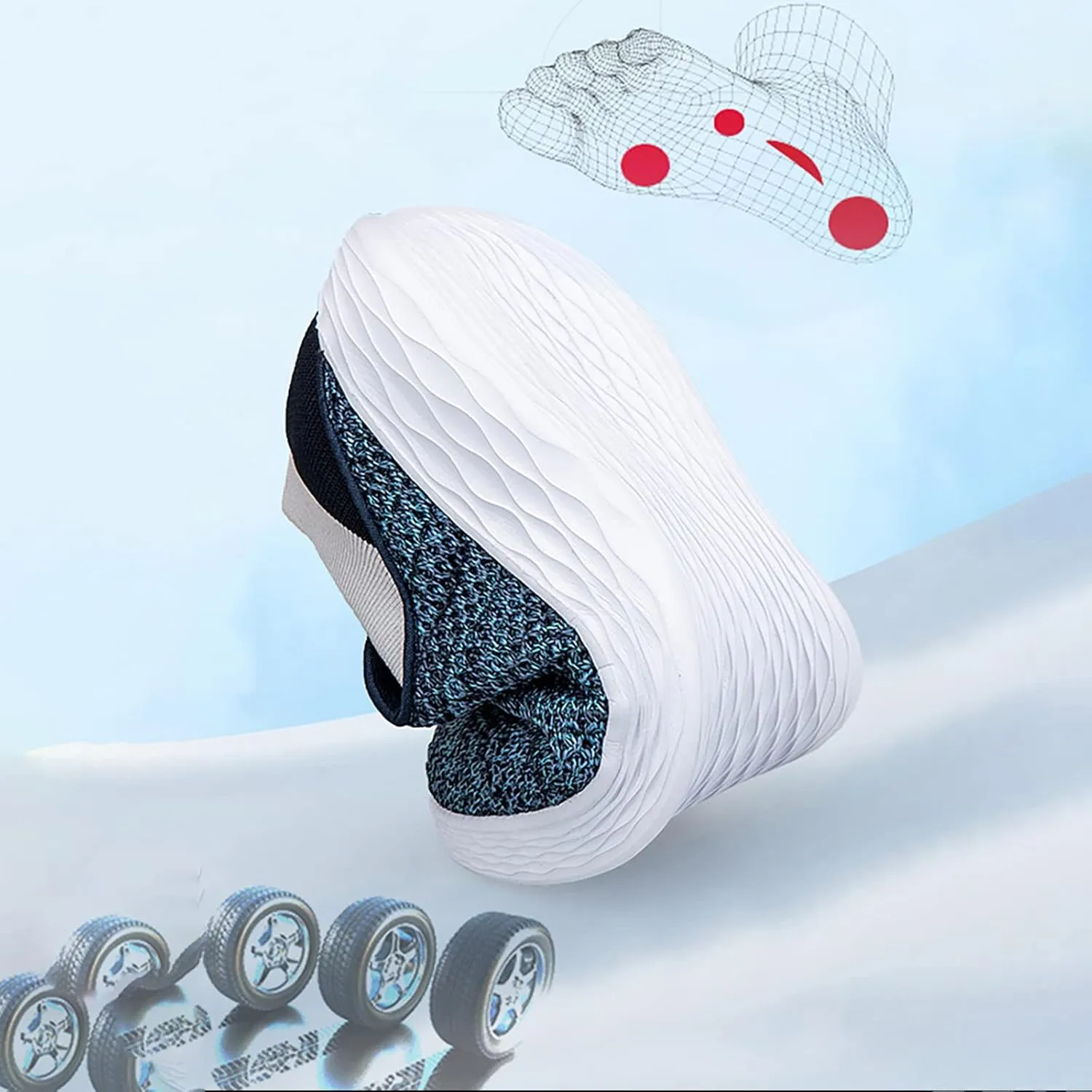 Men's Casual Shoe Couple Men's Spring and Summer New Non Slip Walking Fashion Light Shoes Middle and Elderly Shoes