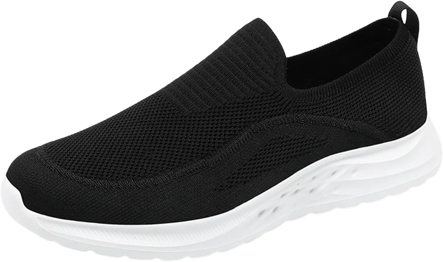 Men's Casual Shoe Men Sports Shoes Fashionable New Pattern Simple Solid Color Lightweight Flat Bottom Comfortable Slip