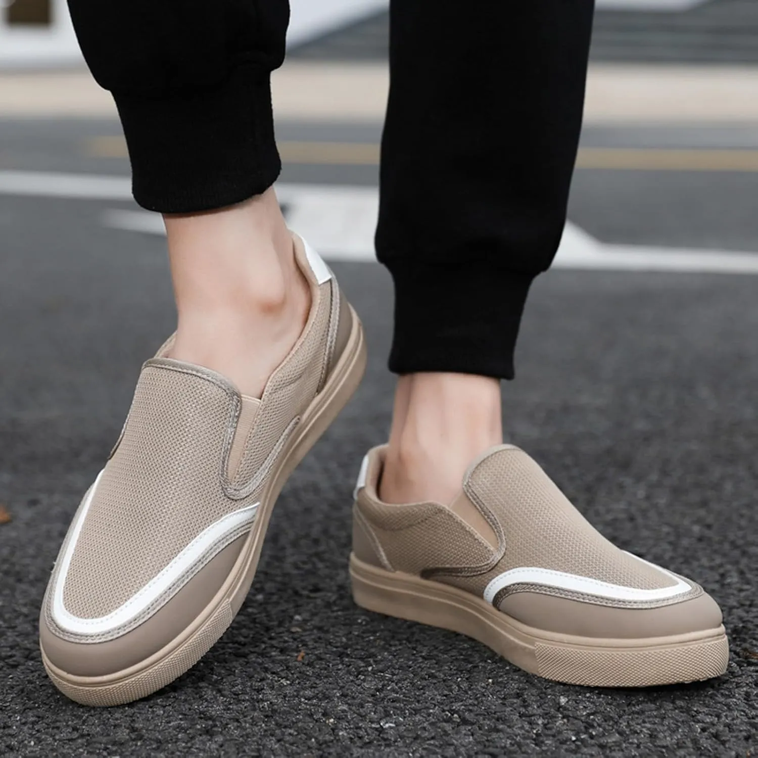 Men's Casual Shoe New Men's Shoes One Foot Lazy Shoes Casual Lightweight Sports Tennis