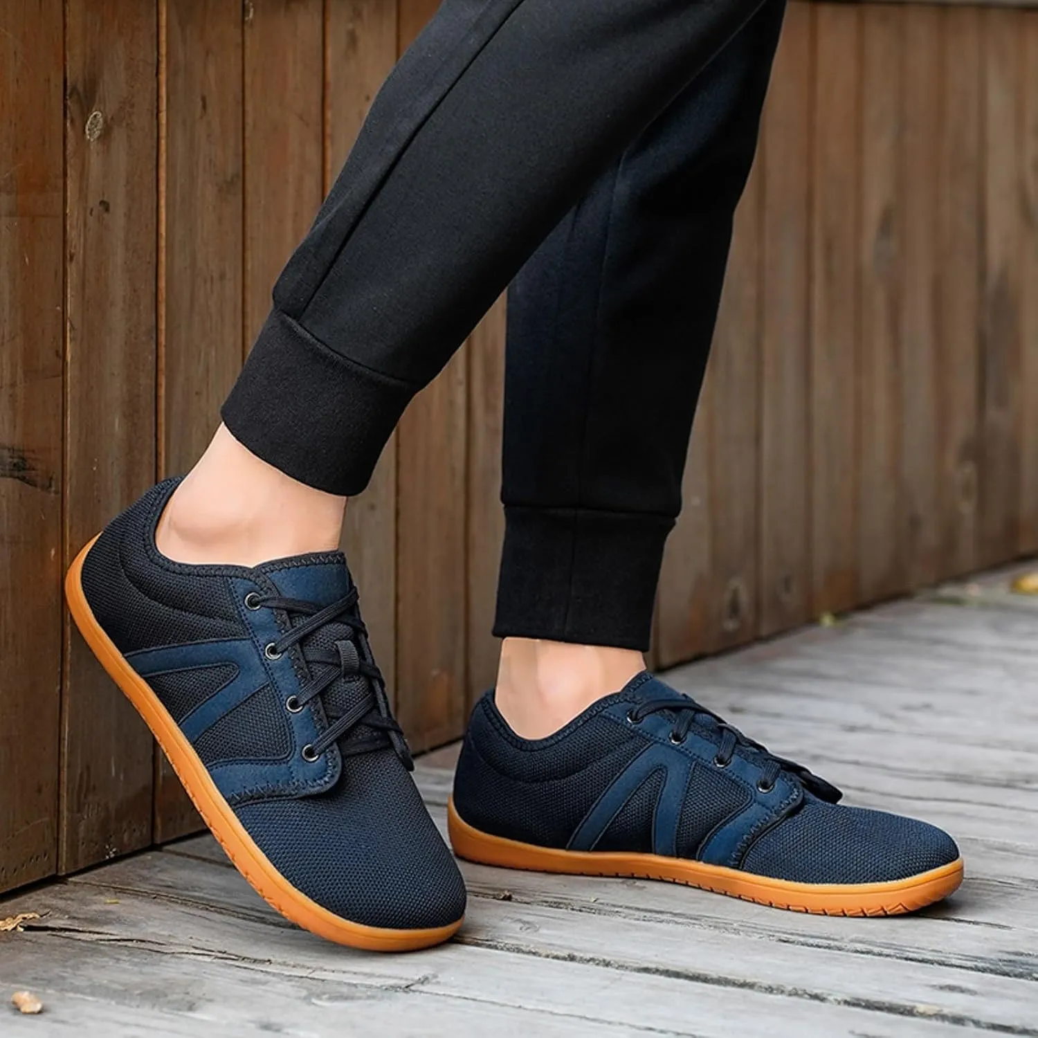 Men's Classic Casual Jogging Sneakers Lace Up Lightweight Breathable Fashion Sneaker Wide Walking Shoes for Men
