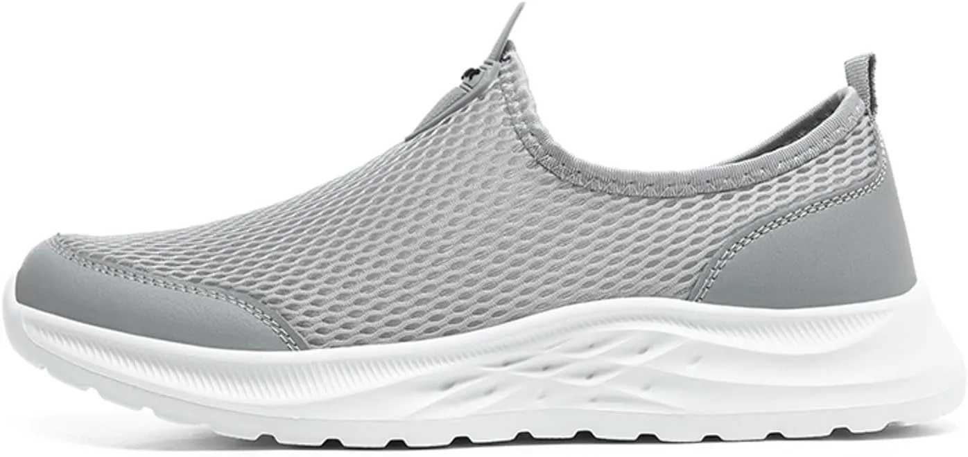 Men's Everyday Athletic Shoes Men Sports Shoes Fashionable New Pattern Mesh Hollow Breathable Comfortable Flat Bottom