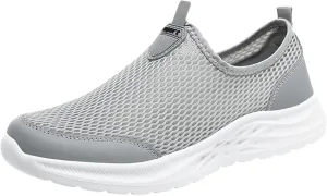 Men's Everyday Athletic Shoes Men Sports Shoes Fashionable New Pattern Mesh Hollow Breathable Comfortable Flat Bottom
