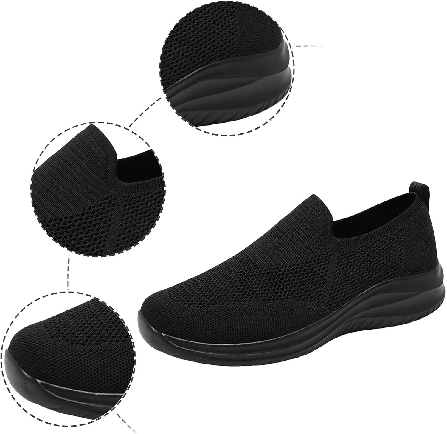 Mens Minimalist Shoes Breathable Mesh Loafers Comfortable Flat Bottomed Minimalist Shoes Slip On Sneaker