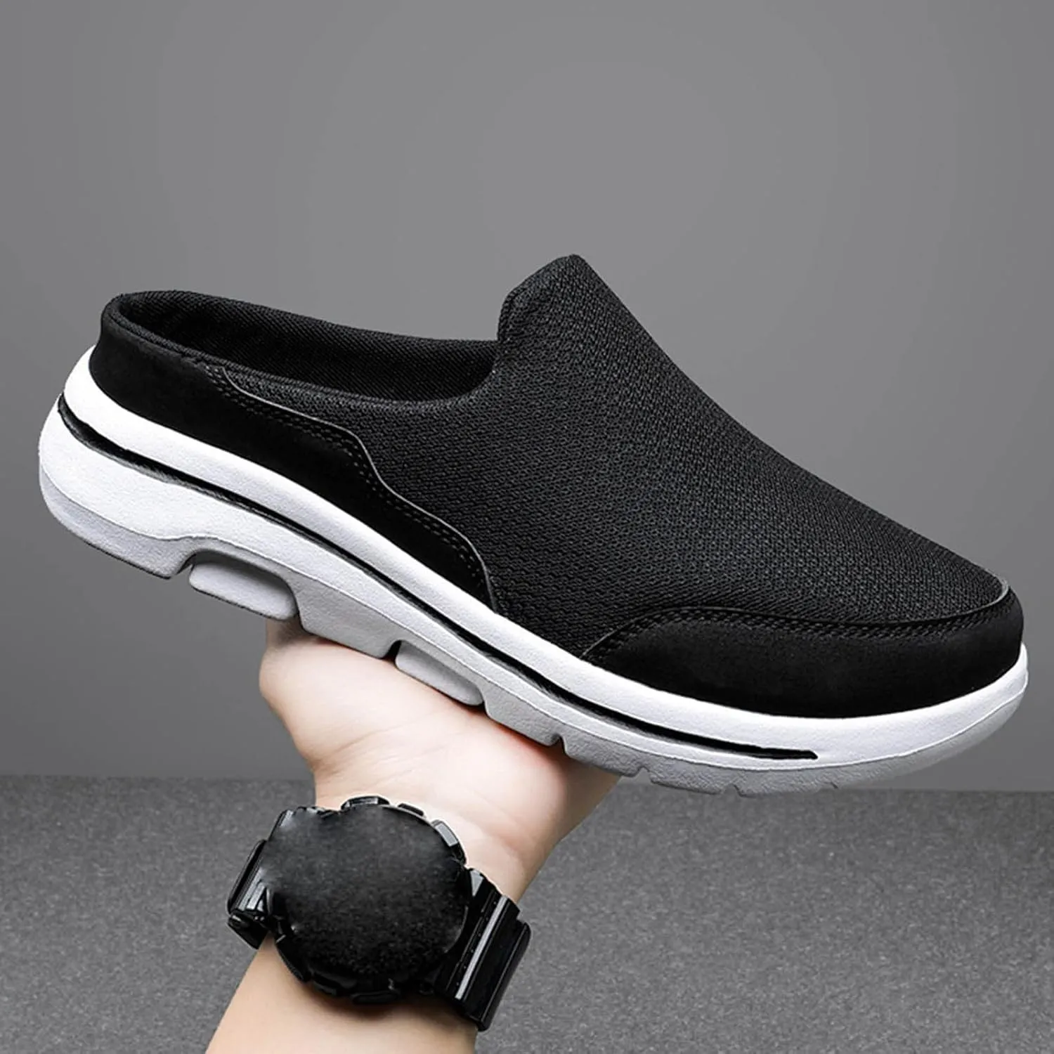 Men's Orthopedic Comfortable Slip-On Shoes Casual Sneaker Mesh Breathable Walking Shoe Convenient Slip On Shoes