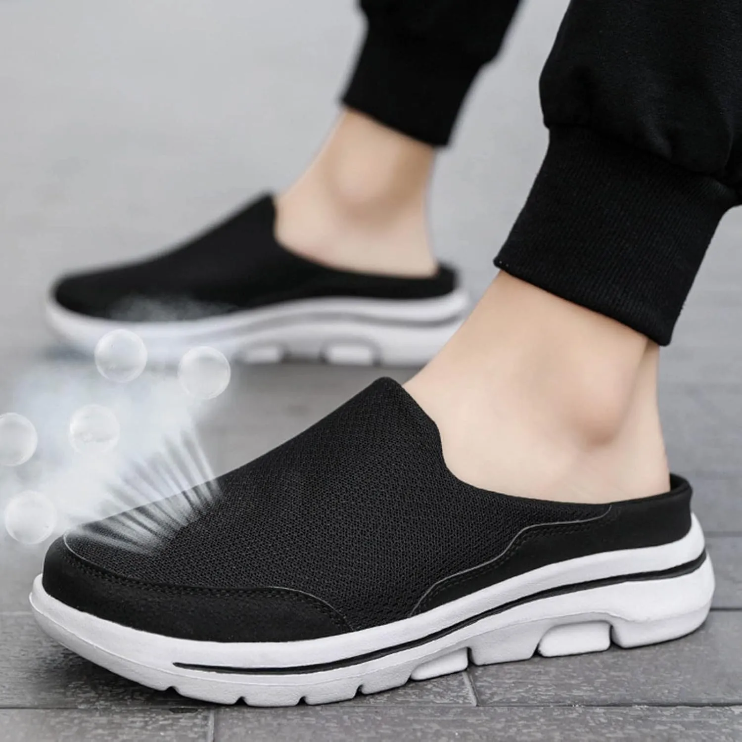 Men's Orthopedic Comfortable Slip-On Shoes Casual Sneaker Mesh Breathable Walking Shoe Convenient Slip On Shoes