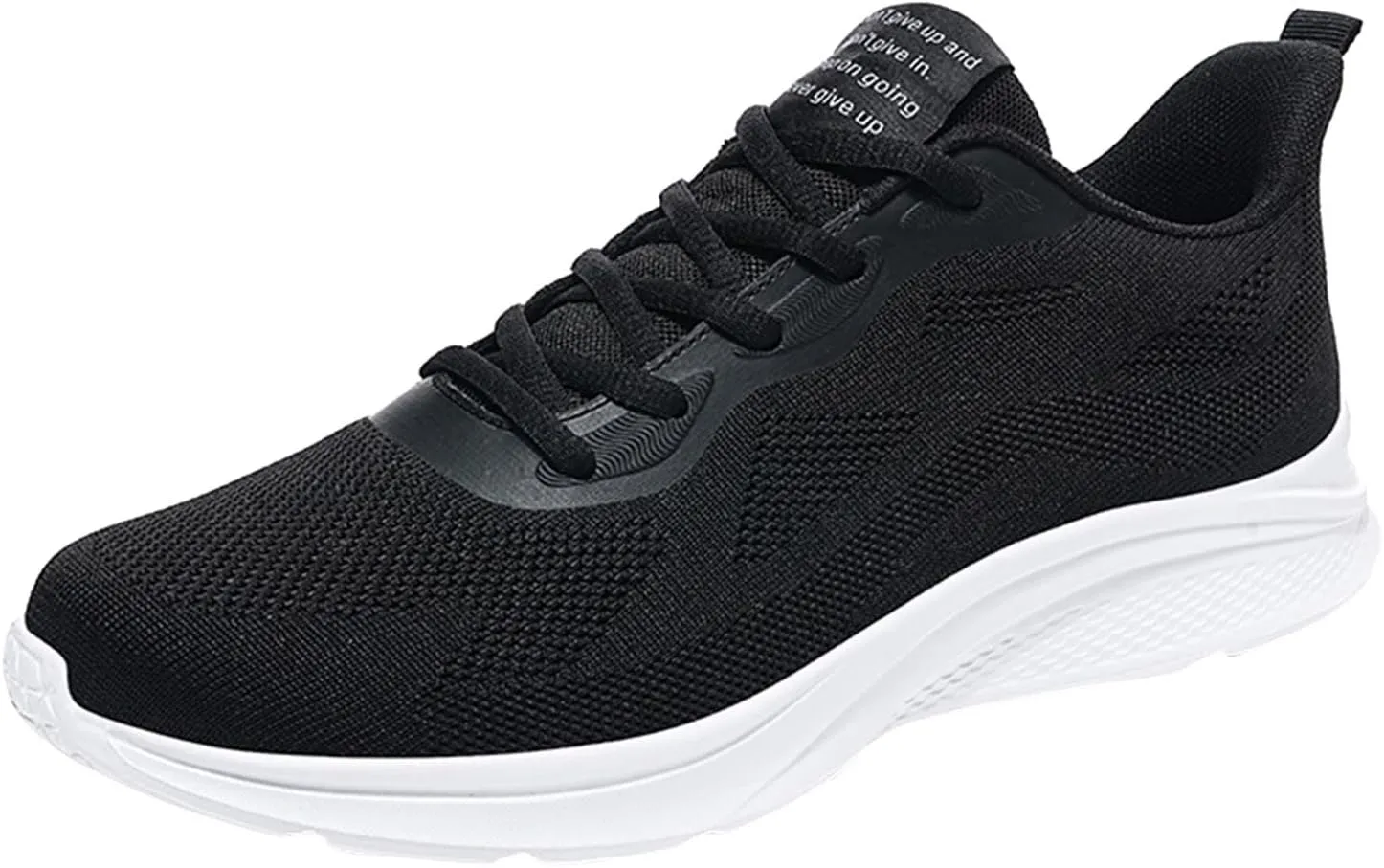 Men's Recovery Shoes Lace Up Solid Running Shoes Casual Fashion Sneakers Lightweight Air 1 Sneaker Shield for Mens