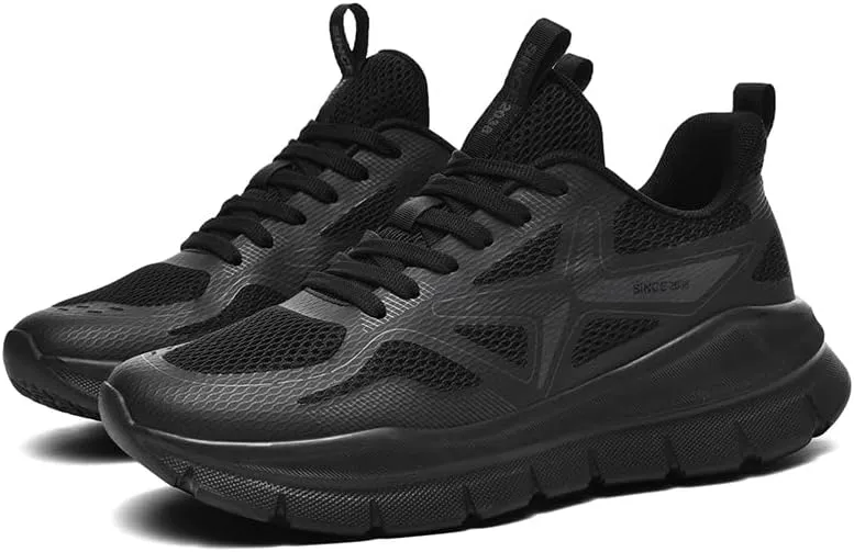 Mens Running Shoes Breathable Anti-Slip Running Shoes Lightweight Cushioned for Men