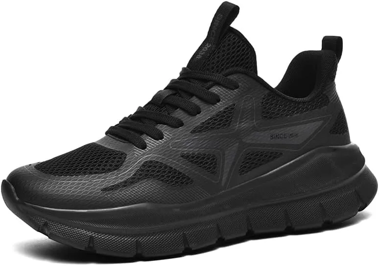 Mens Running Shoes Breathable Anti-Slip Running Shoes Lightweight Cushioned for Men