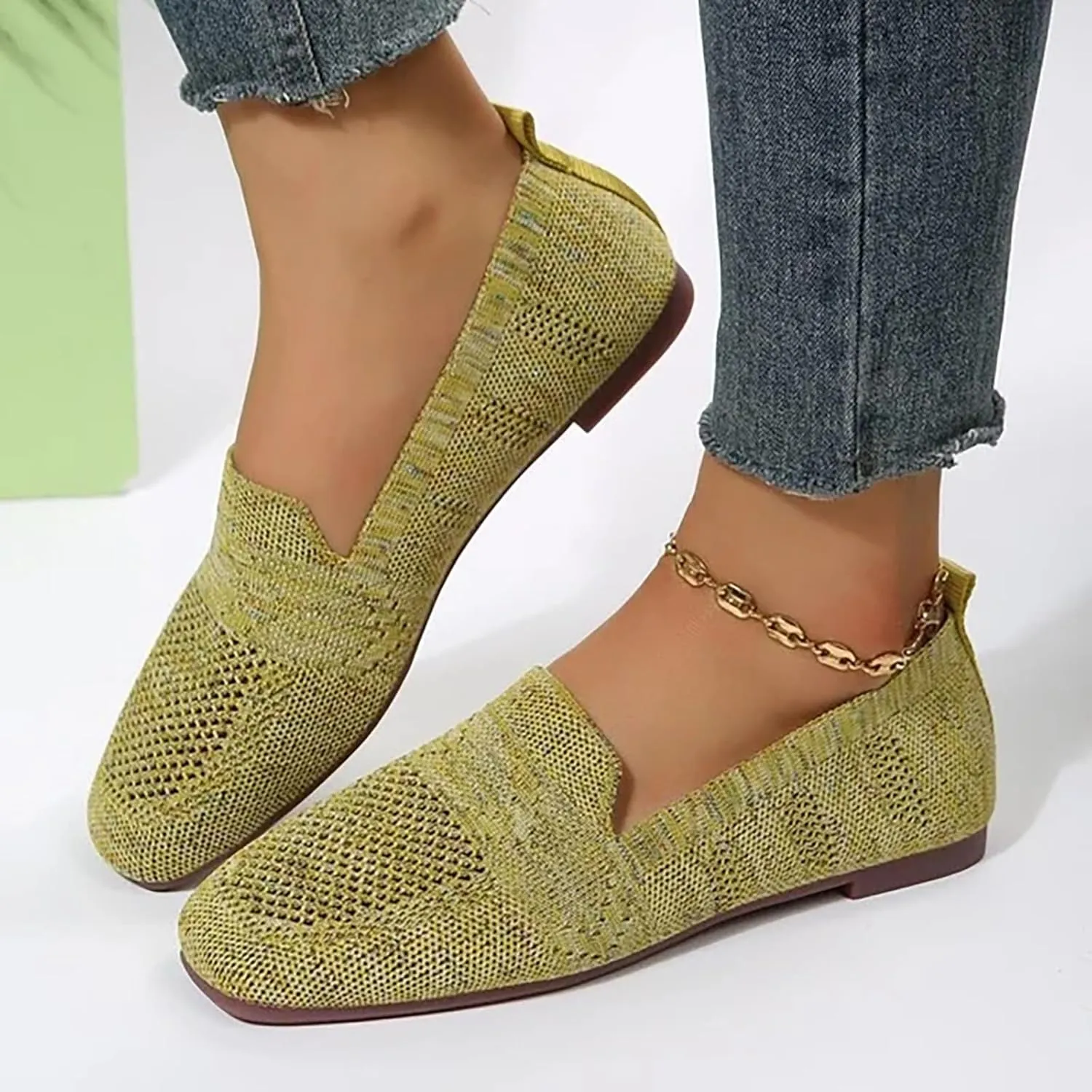Mens Shoes Slip On Platform Sneakers for Women Women Loafers Shoes Casual Fashion Closed Head Christmas Dress Shoes for Women Slip on Non Slip Low Top Casual