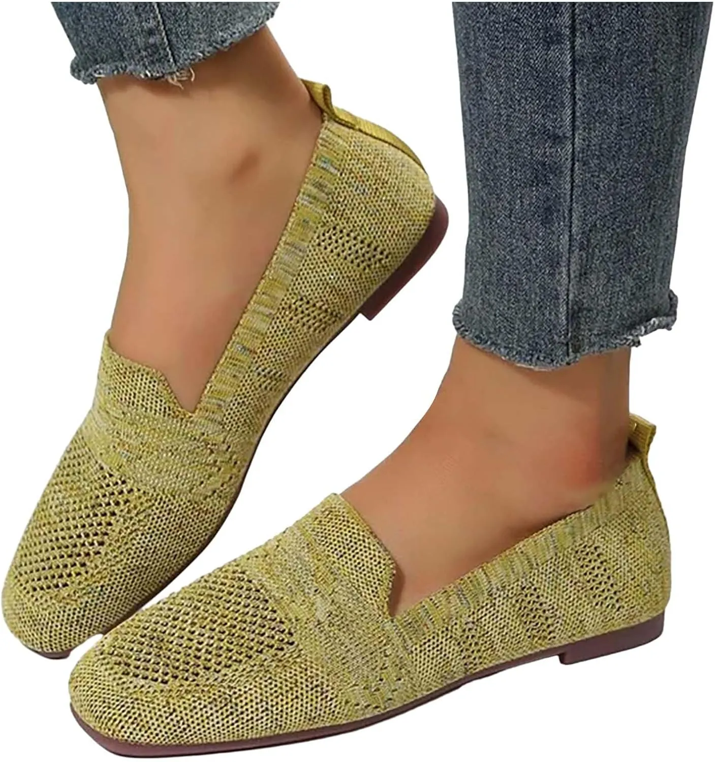 Mens Shoes Slip On Platform Sneakers for Women Women Loafers Shoes Casual Fashion Closed Head Christmas Dress Shoes for Women Slip on Non Slip Low Top Casual