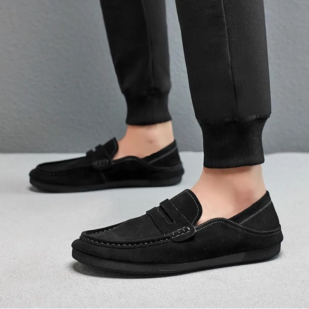 Men’s Slip-on Loafers Shoes Light-Weight, Soft Penny Loafers for Men Lightweight Driving Boat Shoes Men's Casual Classic Loafer Penny