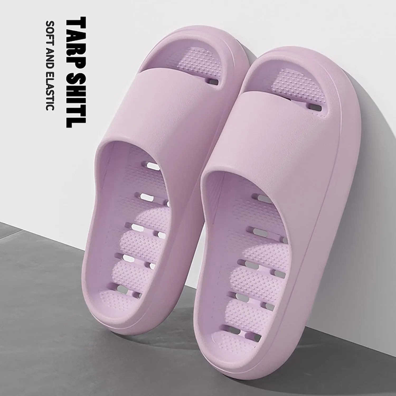 Mens Slippers Womens Slides Bathroom Slippers Men Slides for Women Pool Public Drainage Hole
