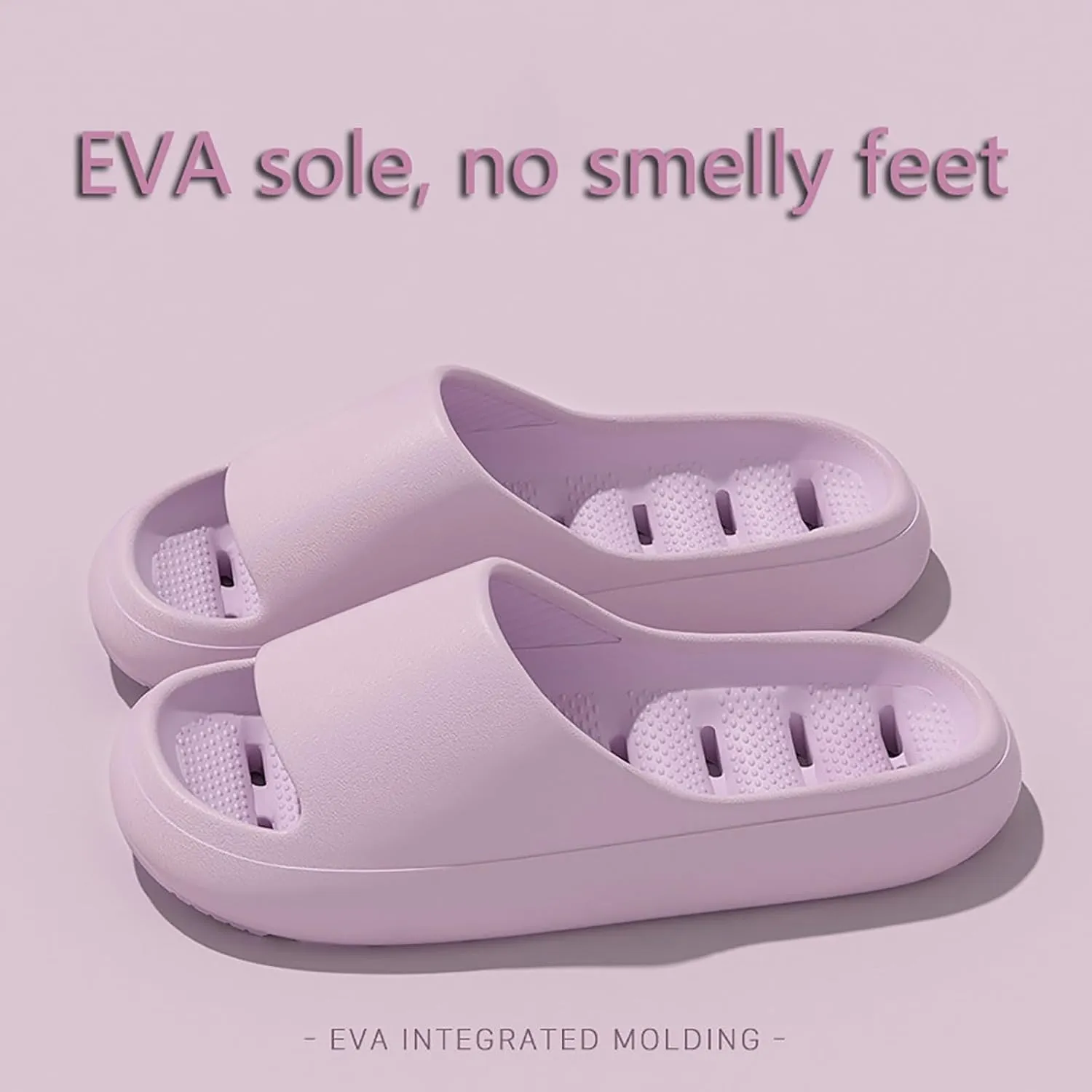 Mens Slippers Womens Slides Bathroom Slippers Men Slides for Women Pool Public Drainage Hole