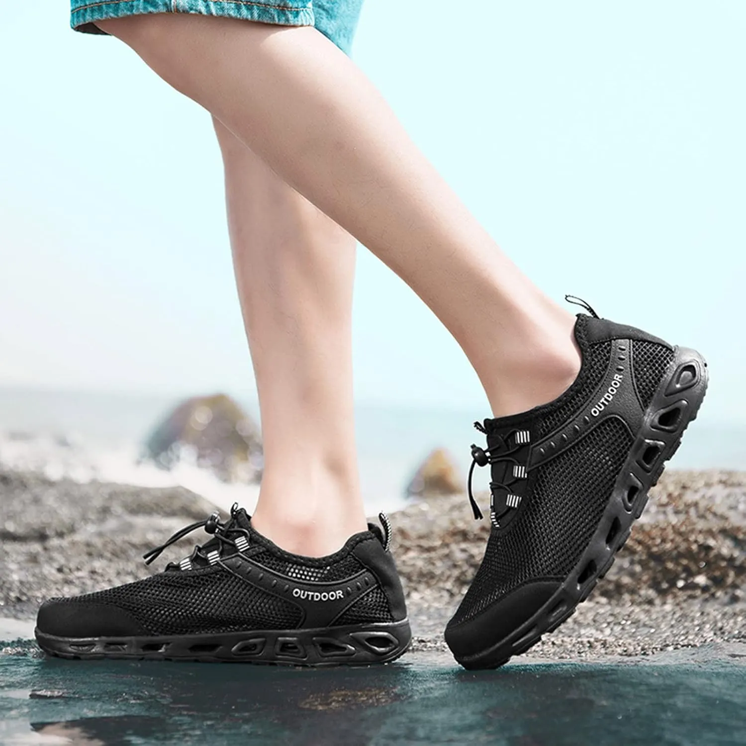 Men's Walking Shoes New Pickleball Shoes for Men Breathable Mesh Fashion Sneakers Mens Leather Sneakers