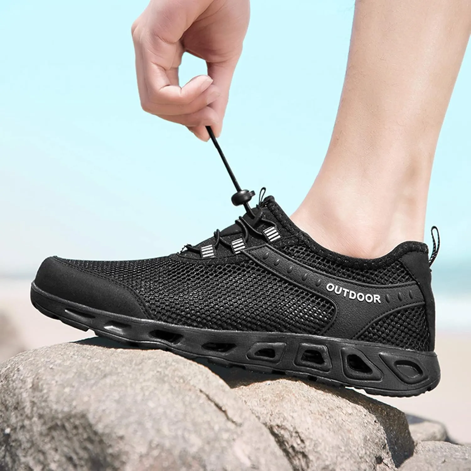 Men's Walking Shoes New Pickleball Shoes for Men Breathable Mesh Fashion Sneakers Mens Leather Sneakers