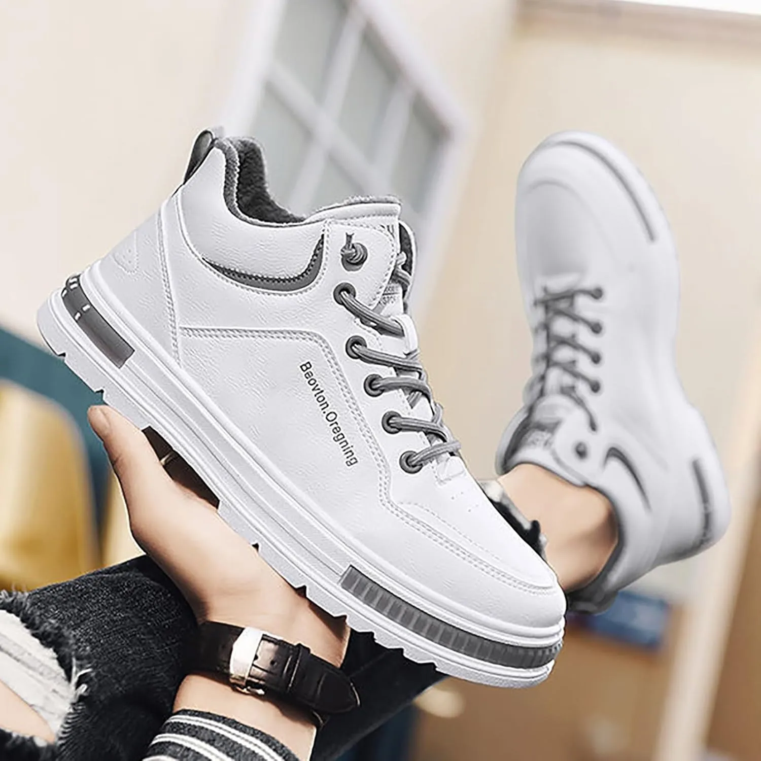 Mens Walking Shoes Volleyball Shoes Men Men's Sneaker Lightweight Breathable Mesh Slide Shoe Brown Shoes for Men
