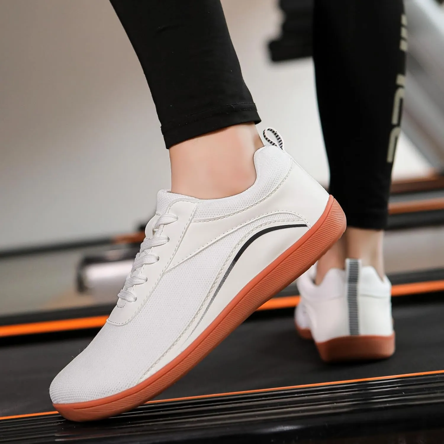 Mens Walking Shoes Wide Toe Workout Shoes Breathable Running Sneakers Lightweight Anti-Slip Training Shoes