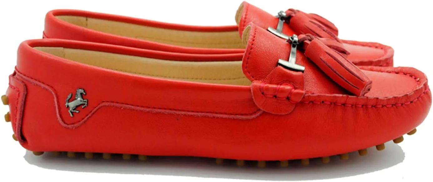 Minishion Womens Leather Loafers Tassel Driving Shoes YB960-20