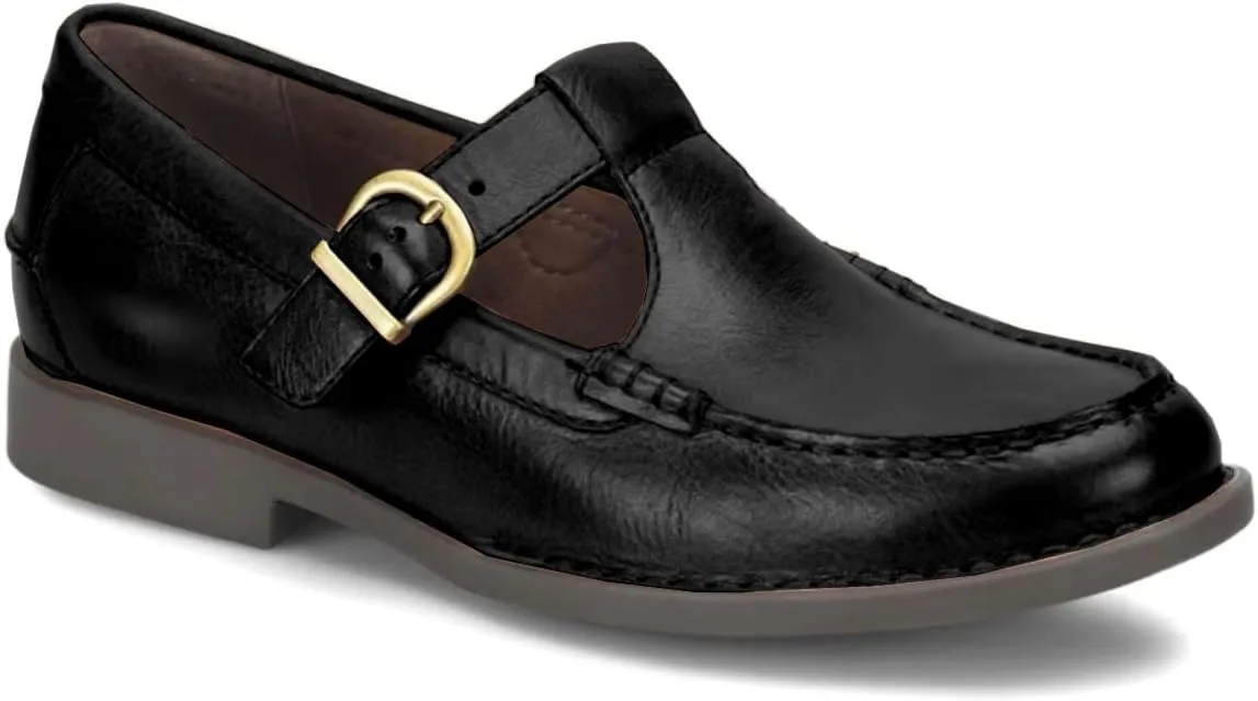 MOOMMO Women Vintage Flat Loafers Round Closed Toe Slip On Oxford Loafer Shoes Burnished Matte Flat Penny Loafers Buckle T-Strap Dressy Office Work Flats Comfy Daily Driver Loafer Flats Chic 4-11 M US