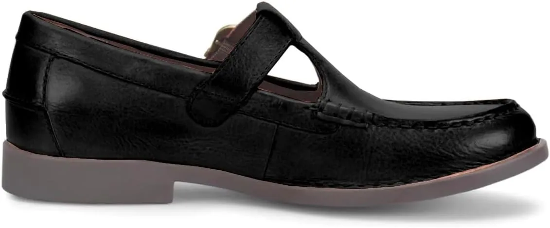 MOOMMO Women Vintage Flat Loafers Round Closed Toe Slip On Oxford Loafer Shoes Burnished Matte Flat Penny Loafers Buckle T-Strap Dressy Office Work Flats Comfy Daily Driver Loafer Flats Chic 4-11 M US