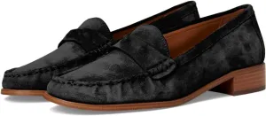 MOOMMO Women Vintage Suede Loafer Flats Round Closed Toe Slip On Oxford Shoes Pleated Flat Penny Loafers Comfort Office Ladies Work Ballet Flats Casual Ballerina Flats Driver Club Spring 4-11 M US