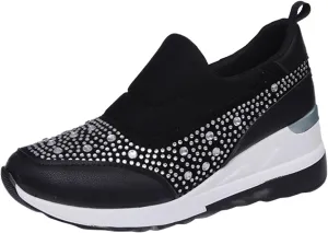 Mules for Women Flats White Sneakers Men Flats Shoes Women Dressy Comfortable Round Toe Flats Comfortable Loafers for Women 2024 Platform Sneakers for Women Black