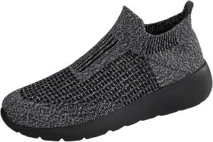 Non Slip Work Sport Shoes for Men Arch Support Plantar Fasciitis Shoes Elastic Cushion Sneakers for Men
