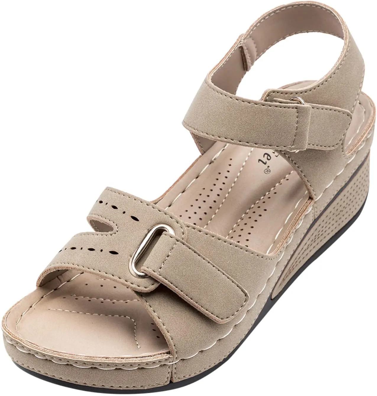 Orthopedic Sandals for Women Dressy Summer Comfortable Walking Sandals with Arch Support Platform Sandals Wedge Slides Shoes