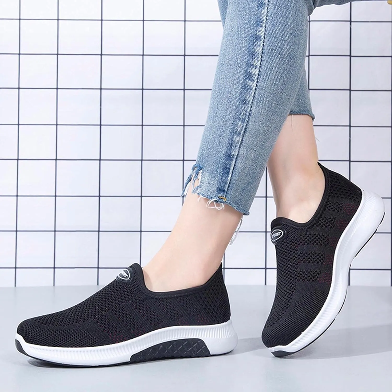 Orthopedic Shoes for Women Wide Width Slip On Zapatos De Trabajo para Mujer Antideslizante Cross Gym Shoes Women Wide Size 8w Womens High Top Sneakers Tenis OrtopéDicos Mujer