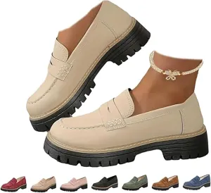 orthoture Orthopedic Platform Loafers, Slip On Comfort Casual Fashion,Platform Loafers for Women