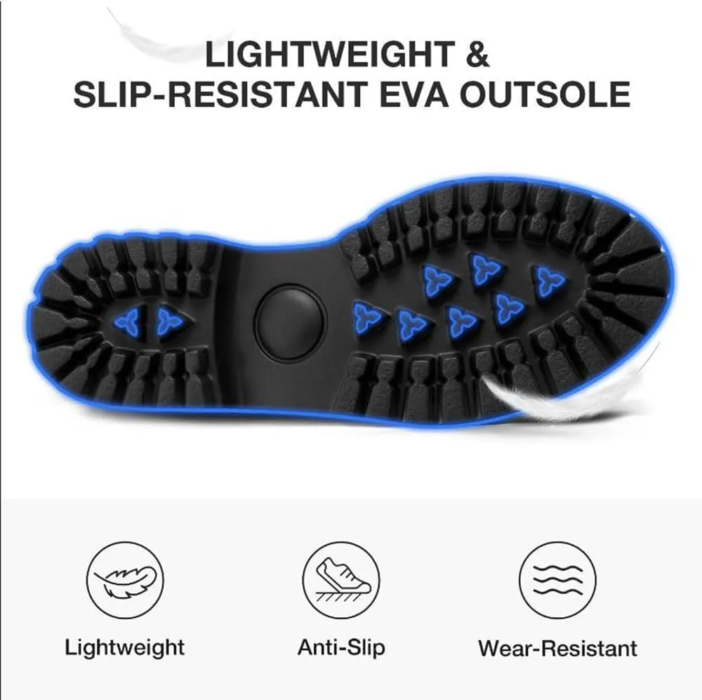 Orthoture Orthopedic Platform Loafers, Womens Loafers Comfortable,Womens Round Toe Walking Shoe, Womens Suede Lug Sole Loafers,Comfortable Slip on Work Office Casual Dress Shoes