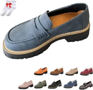 Orthoturee-Orthopedic Platform Loafers, Increase Orthopedic Loafers for Women, Womens Comfort Round Toe Walking Shoes