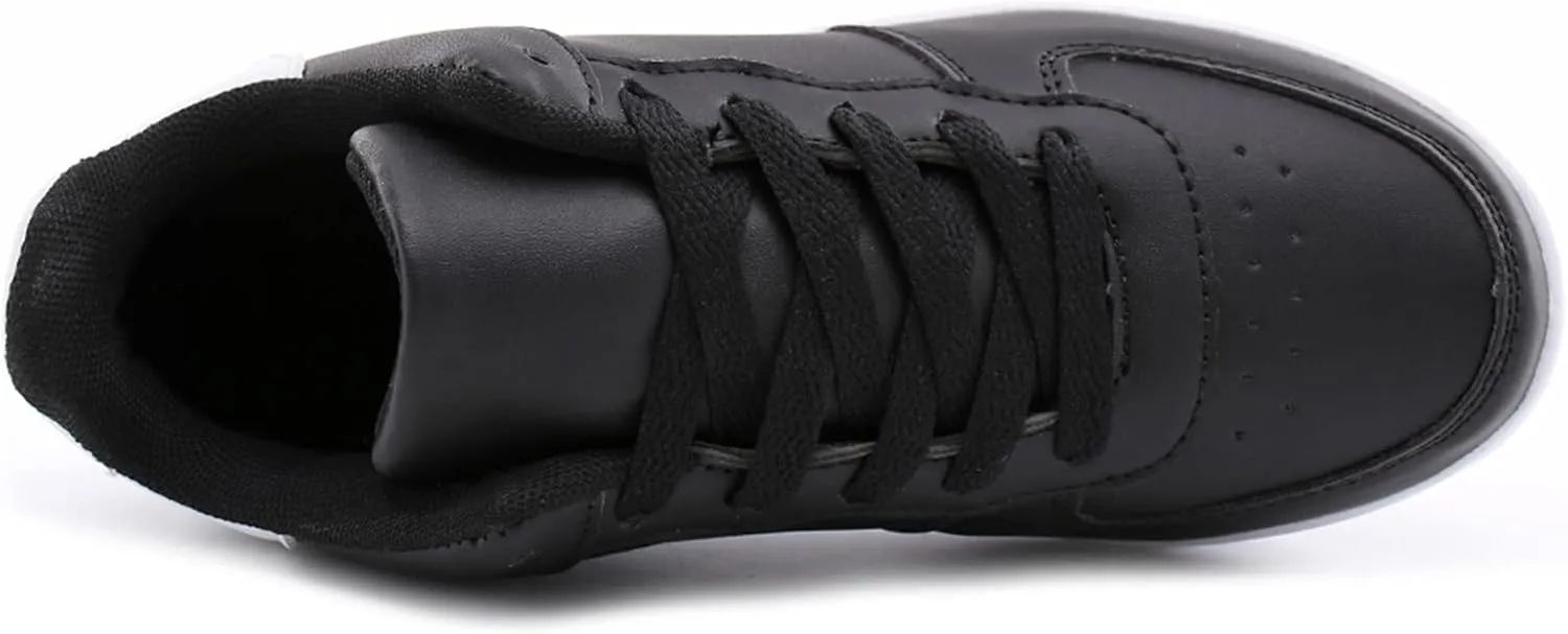 Platform Sneakers for Women 6 Wide Comfy Sandals Shoes Women Dressy Cute Wide Toe Box Canvas Shoes Women Running Shoes for Women Black Zapatos Negros De Tacon Con Plataforma para Mujer