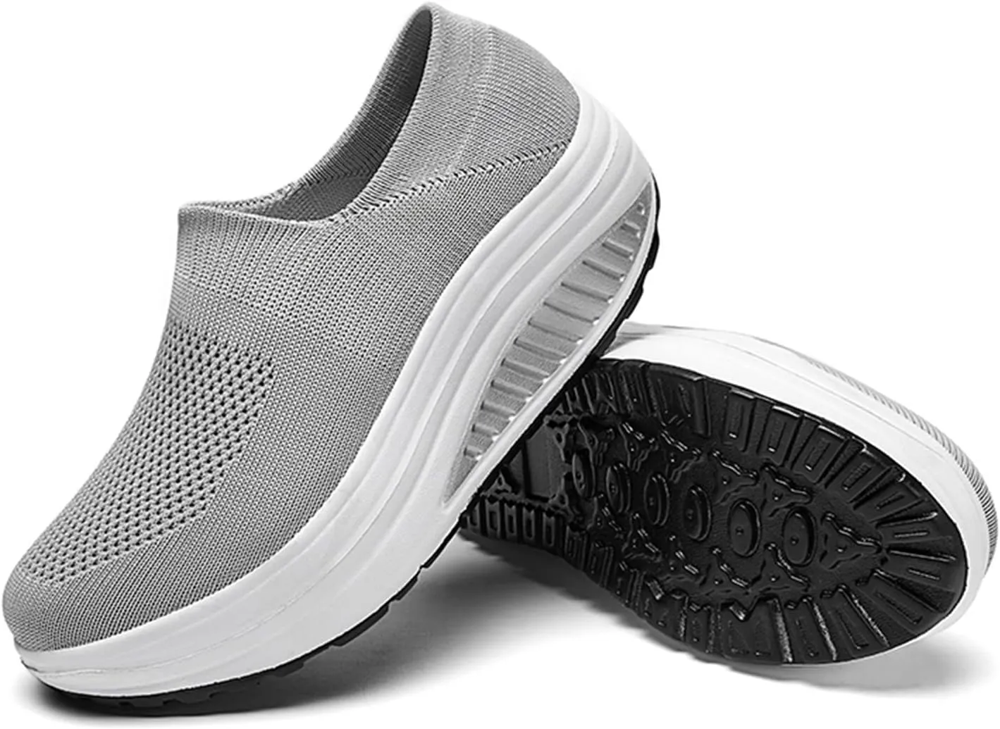 Running Shoes Womens Black Slip On Shoes Women Wide No Back Shoes for Women Sneakers Trendy with Arch Support Women's Fashion Sneakers Lace-Up Woven Knit Upper Womens Pull On Sneakers Black Soles