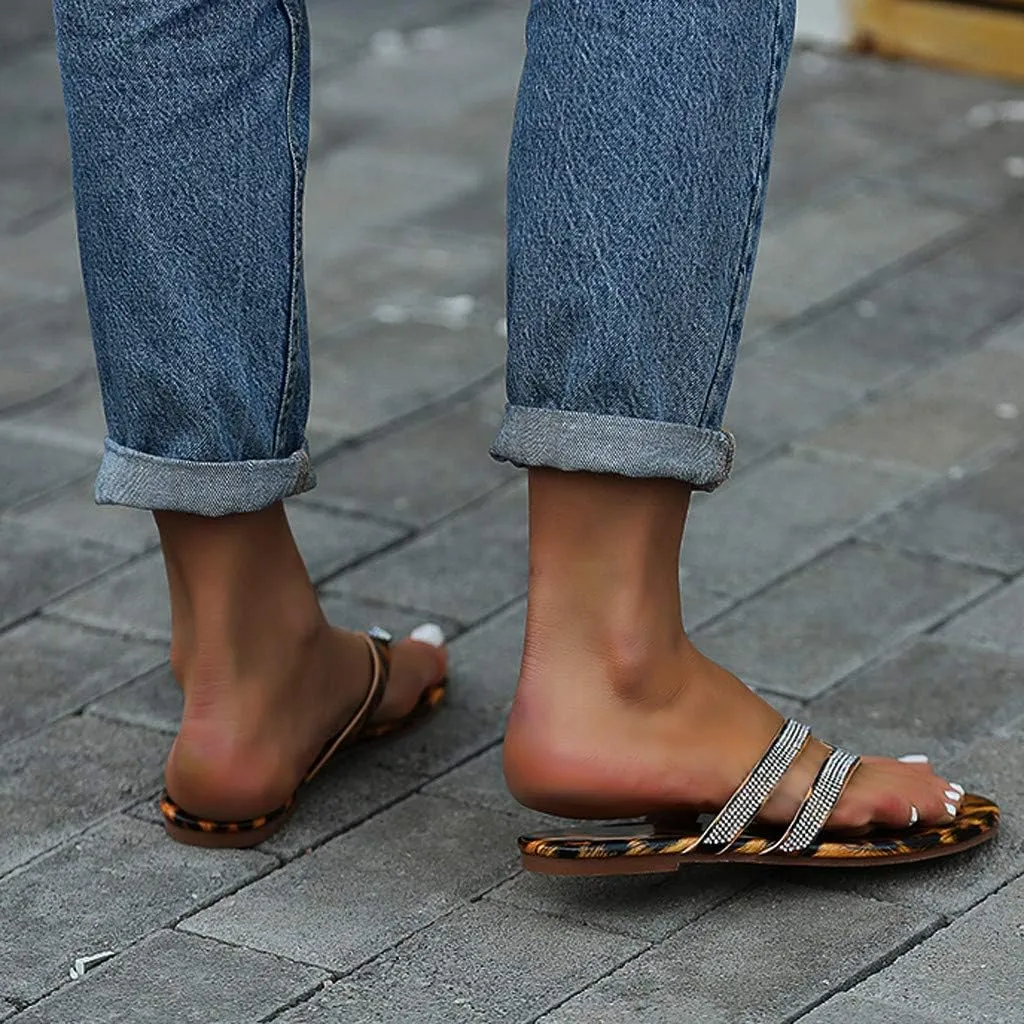 Sandals for Women Flat,Women's 2020 T-Strap Comfy Platform Sandal Shoes Summer Beach Travel Fashion Slipper Flip Flops