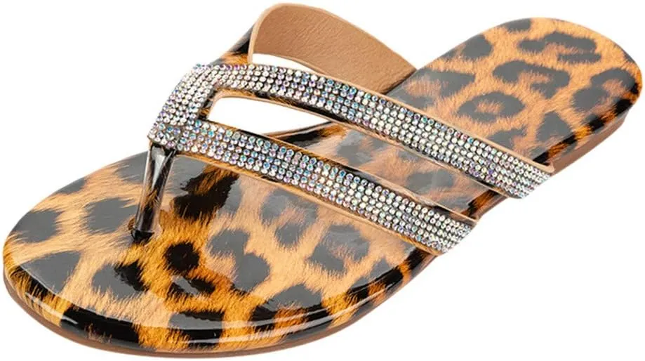 Sandals for Women Flat,Women's 2020 T-Strap Comfy Platform Sandal Shoes Summer Beach Travel Fashion Slipper Flip Flops