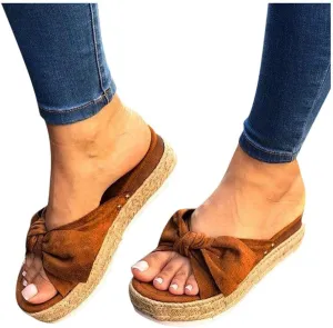 Sandals for Women Platform,2020 Crystal Comfy Platform Sandal Summer Beach Travel Shoes Sandal Ladies Flip Flops