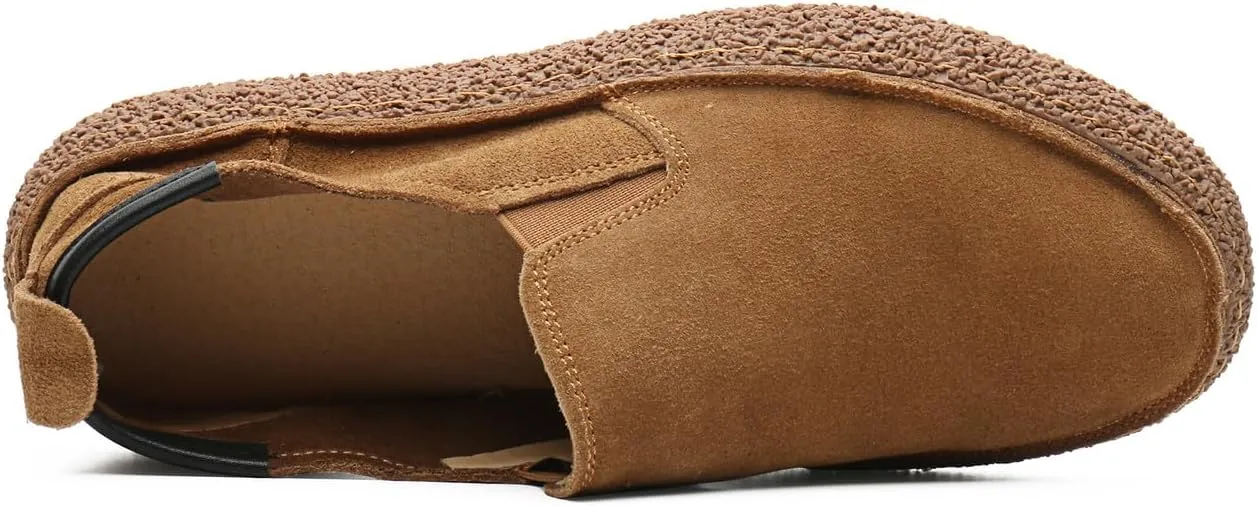 Santimon Men's Suede Loafers Casual Soft Flat Slip On Driving Shoes