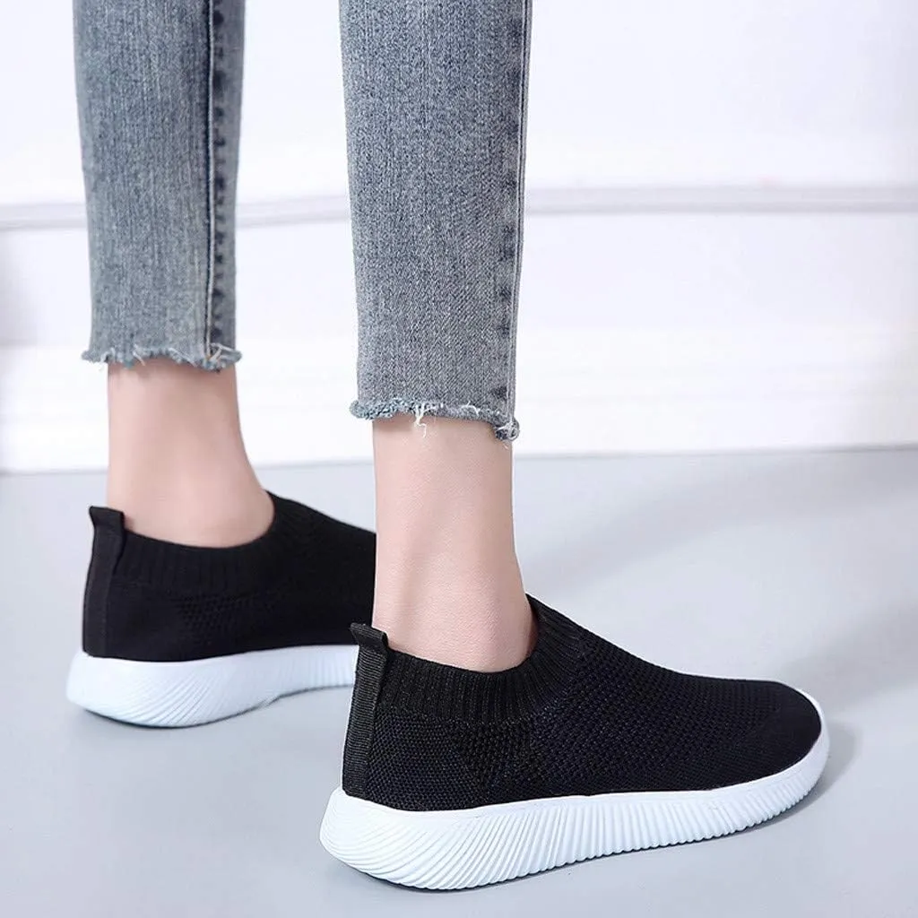 SBGMoSJ Chunky Sneakers for Women 2023 Black Orthopedic Shoes for Women Wide Toe Womens Slip On Tennis Shoes Size 7 Womens Sneakers Size 8 Trendy Womens Shoes Slip Ons Flats Fall 2023