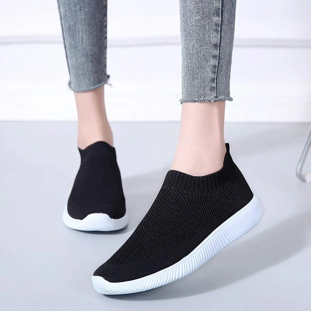 SBGMoSJ Chunky Sneakers for Women 2023 Black Orthopedic Shoes for Women Wide Toe Womens Slip On Tennis Shoes Size 7 Womens Sneakers Size 8 Trendy Womens Shoes Slip Ons Flats Fall 2023