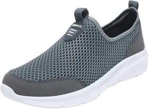 SBGMoSJ Sneakers for Women Women Slip On Sneakers Memory Foam Black Sneakers for Women Comfortable Wide Women Diabetic Walking Sneakers Size 10 Women's Comfortable Working Nurse Shoes Non-Slip