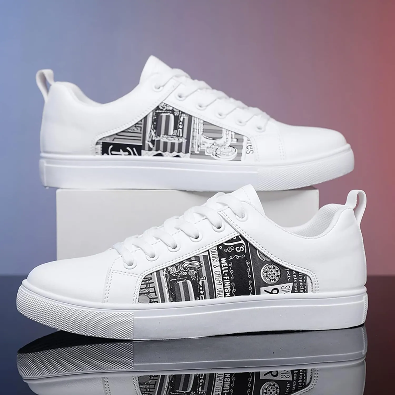 SBGMoSJ Womens High Top Wedge Sneakers All Womens Black Non Slip Size 9 Wide Work Shoes Slip On Tennis Shoes Women Wide Width High Top Sneakers for Women Zapatillas Blancas para Mujer Elegantes