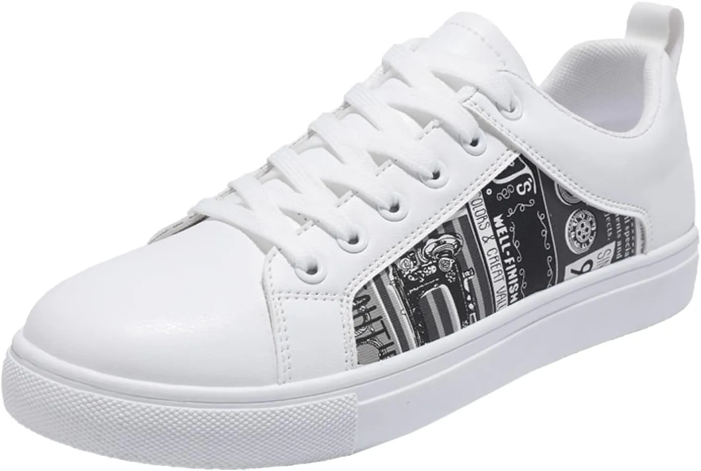 SBGMoSJ Womens High Top Wedge Sneakers All Womens Black Non Slip Size 9 Wide Work Shoes Slip On Tennis Shoes Women Wide Width High Top Sneakers for Women Zapatillas Blancas para Mujer Elegantes