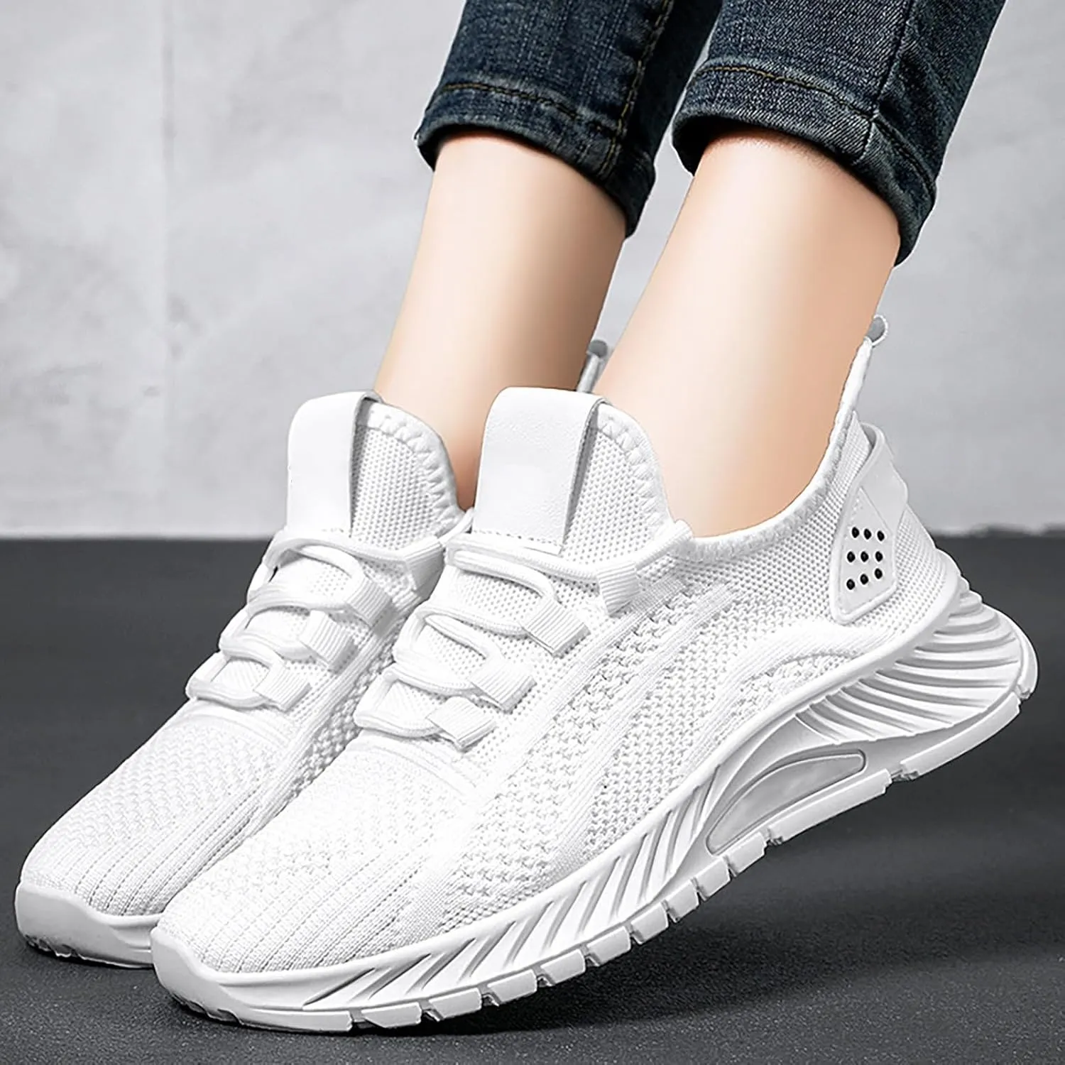 Shoes for Men Sneakers for Men Wide Width Mens Loafers Dress Shoes Closed Head Cute Cozy Women's Christmas Shoes Slip on Non Slip Low Top Casual