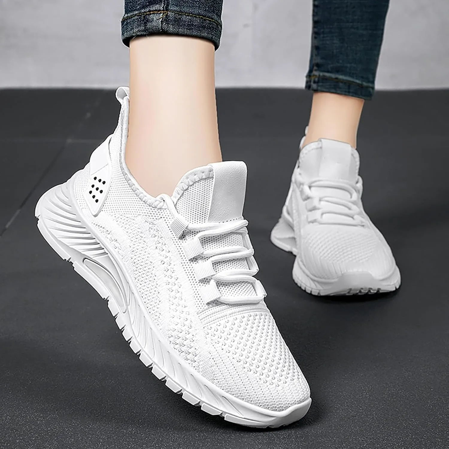 Shoes for Men Sneakers for Men Wide Width Mens Loafers Dress Shoes Closed Head Cute Cozy Women's Christmas Shoes Slip on Non Slip Low Top Casual